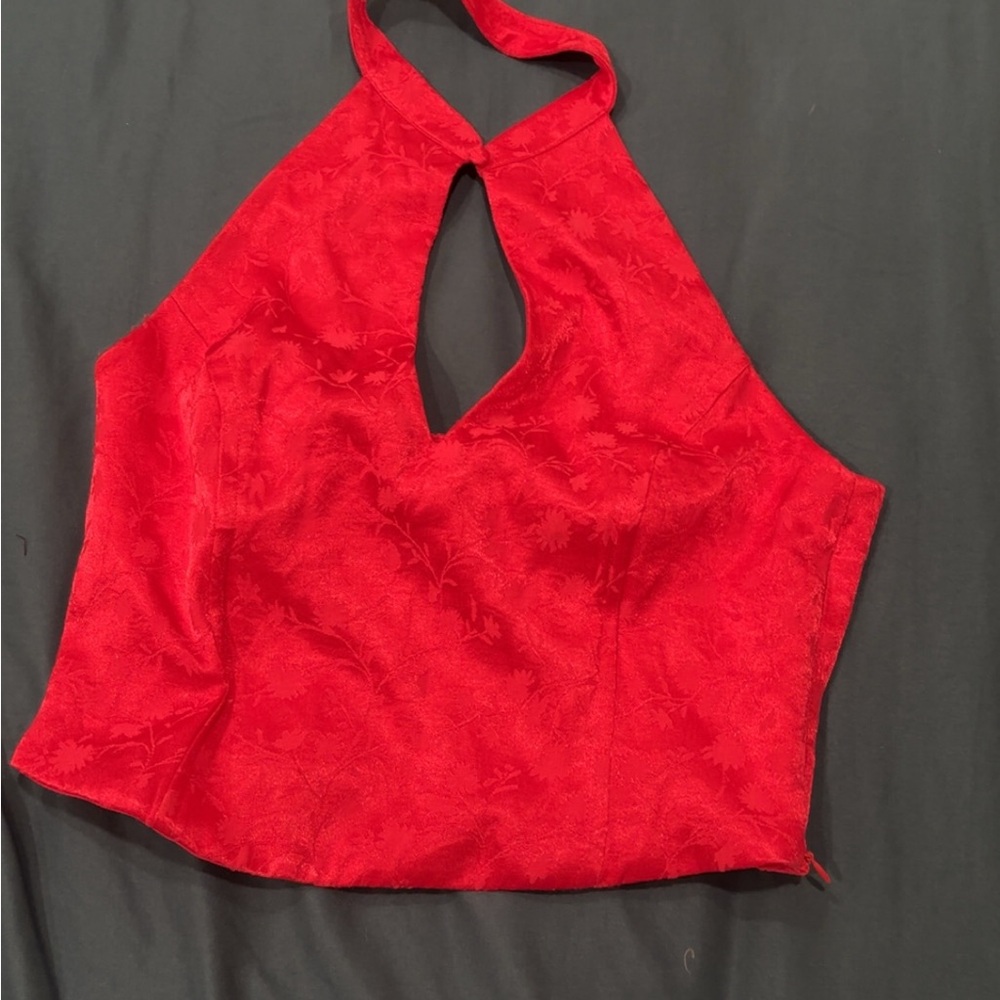 Zara hot pink Crop Top